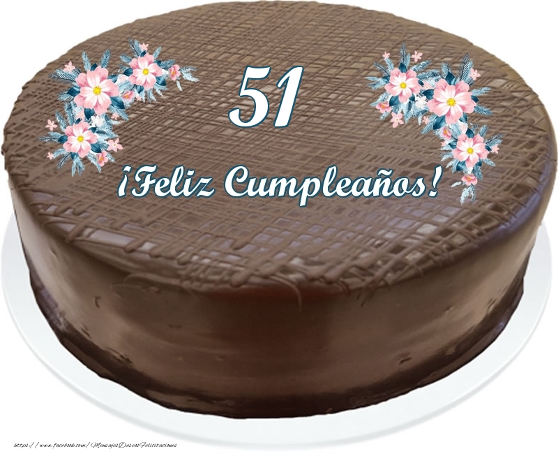 Felicitaciones para años 51 años 