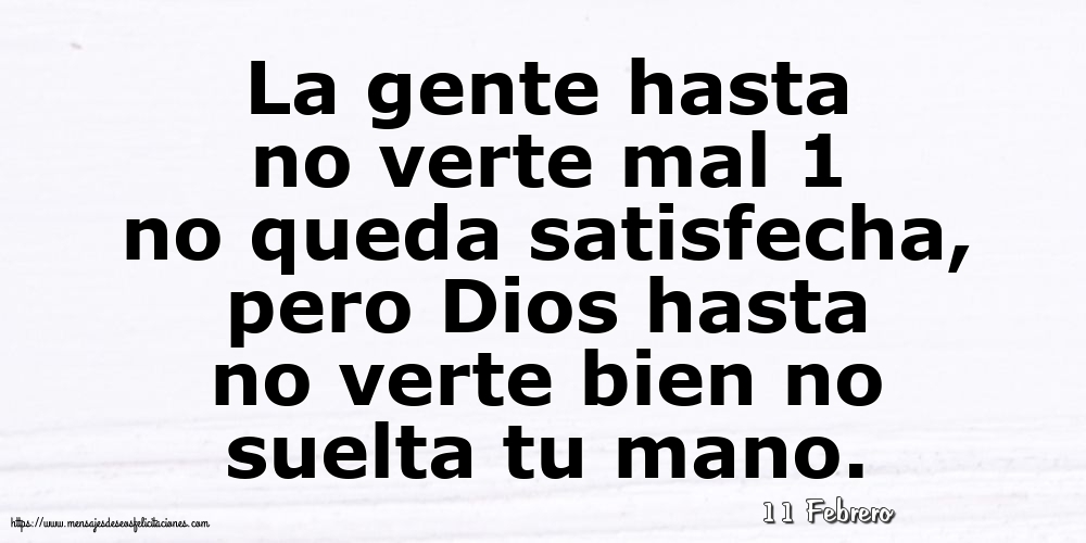 Felicitaciones para 11 Febrero - 11 Febrero -