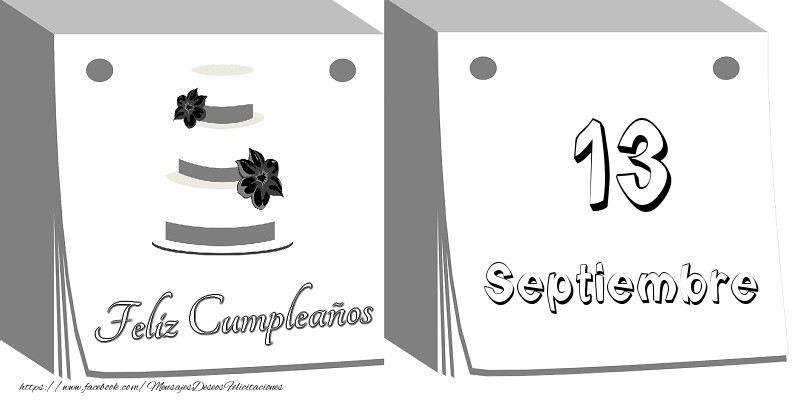 Felicitaciones para 13 Septiembre - 13 Septiembre Feliz Cumpleaños