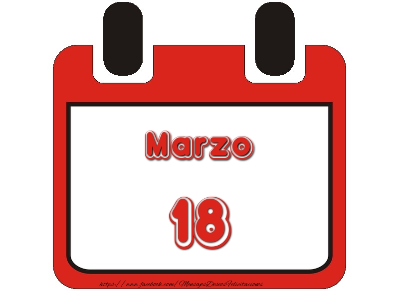 Felicitaciones para 18 Marzo - Marzo 18