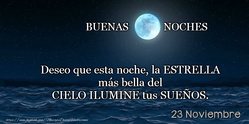 Felicitaciones para 23 Noviembre - 23 Noviembre - Buenas noches!