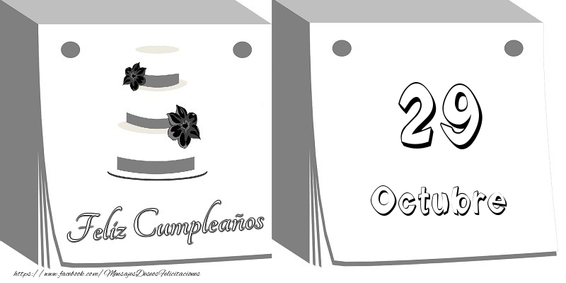 Felicitaciones para 29 Octubre - 29 Octubre Feliz Cumpleaños