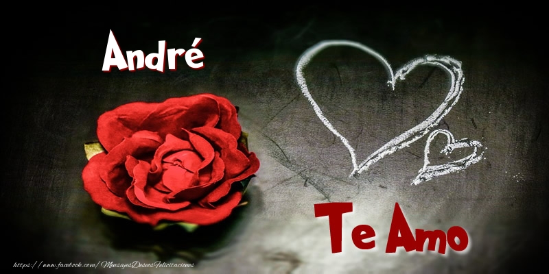 Felicitaciones de amor - Corazón & Rosas | André Te Amo