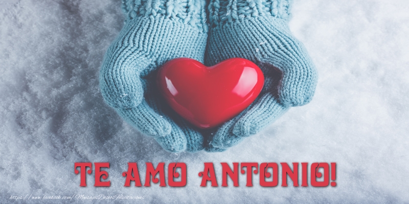 Amor TE AMO Antonio!