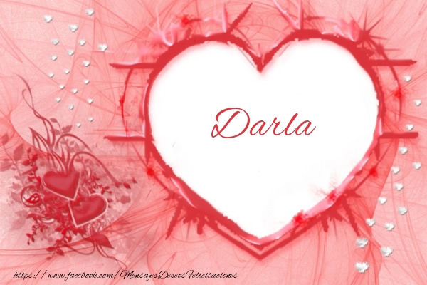 Felicitaciones de amor - Corazón | Love Darla