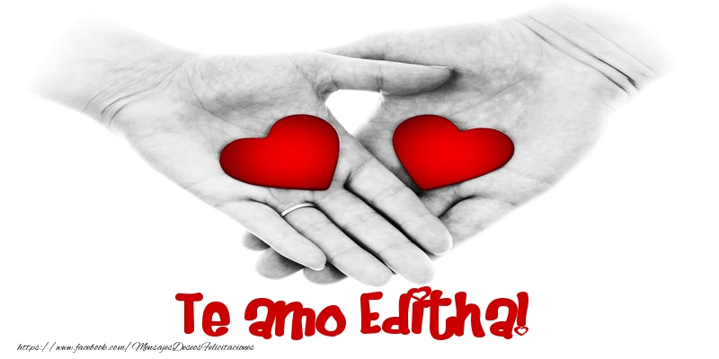  Felicitaciones de amor - Corazón | Te amo Editha!