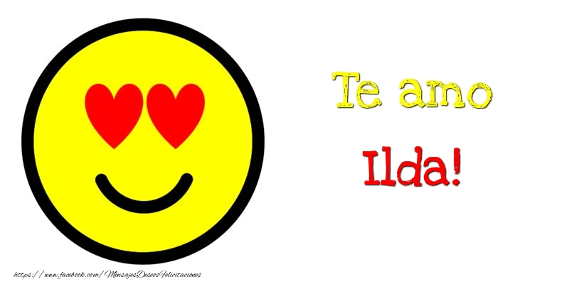 Felicitaciones de amor - Emoticones | Te amo Ilda!