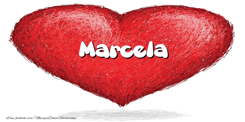 Amor Marcela en el corazón