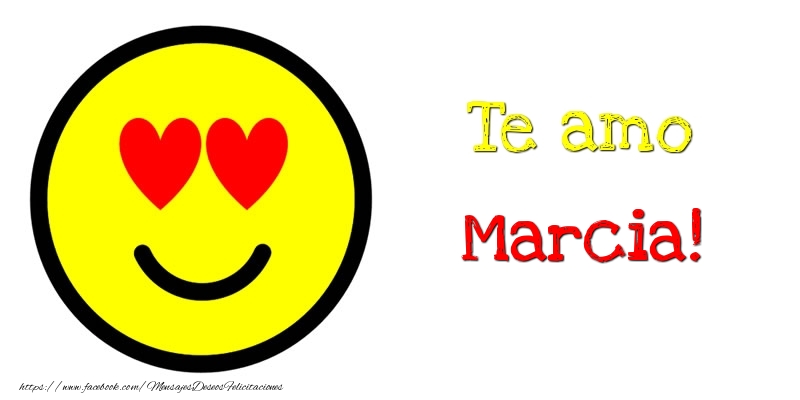 Felicitaciones de amor - Emoticones | Te amo Marcia!