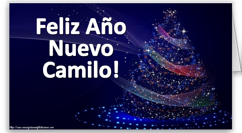 Felicitaciones de Año Nuevo - Feliz Año Nuevo Camilo!