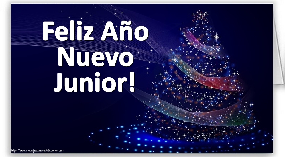 Felicitaciones de Año Nuevo - Feliz Año Nuevo Junior!