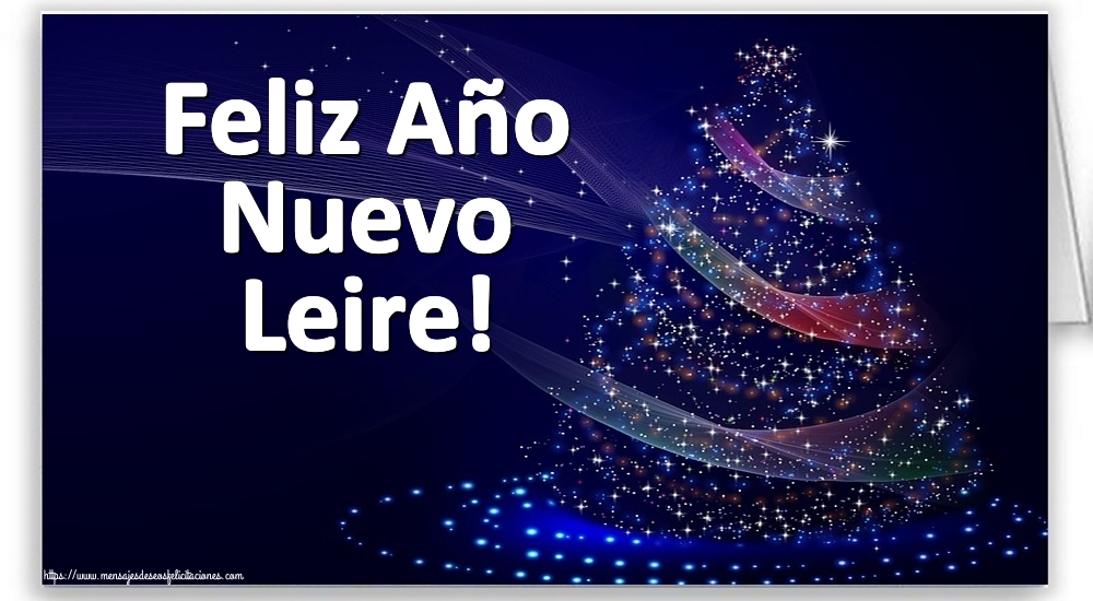 Felicitaciones de Año Nuevo - Feliz Año Nuevo Leire!