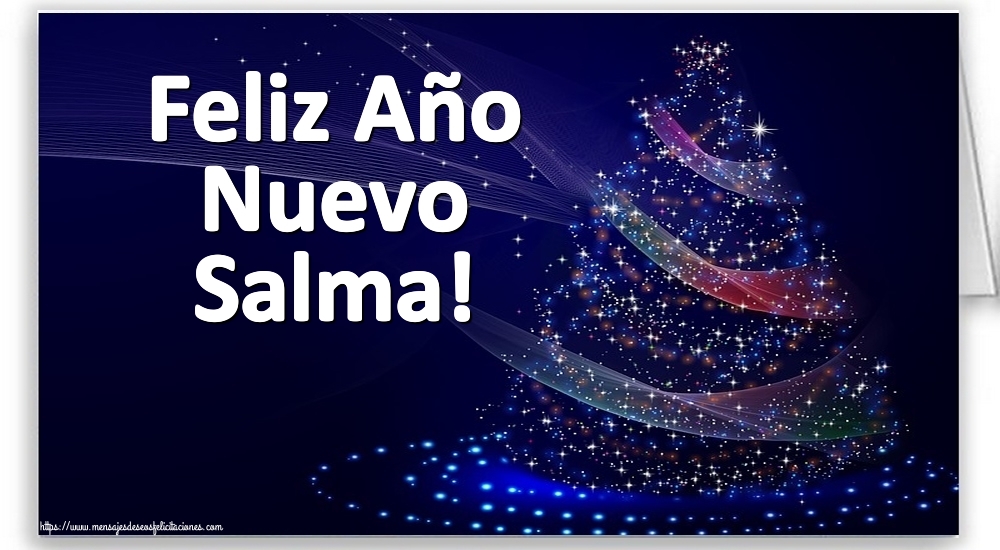 Felicitaciones de Año Nuevo - Feliz Año Nuevo Salma!