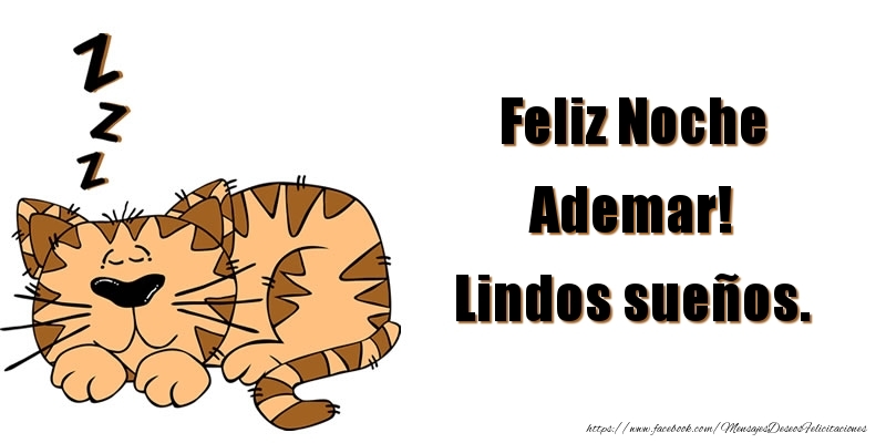  Felicitaciones de buenas noches - Animación | Feliz Noche Ademar! Lindos sueños.