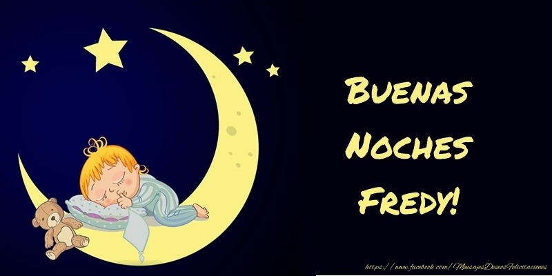  Felicitaciones de buenas noches - Animación & Luna | Buenas Noches Fredy!