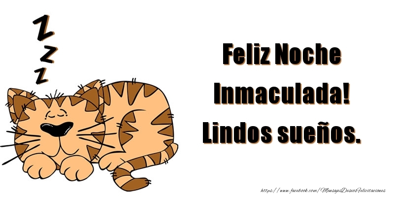 Felicitaciones de buenas noches - Animación | Feliz Noche Inmaculada! Lindos sueños.