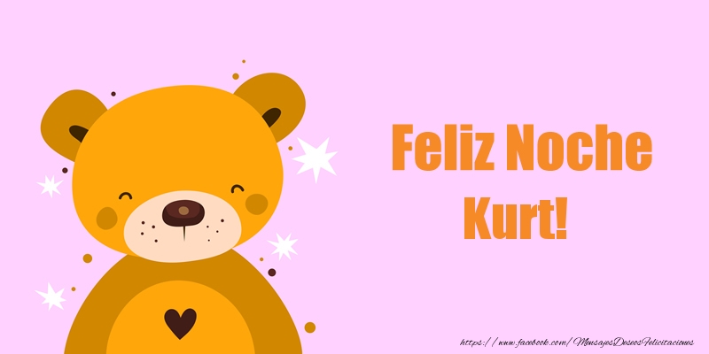 Felicitaciones de buenas noches - Feliz Noche Kurt!