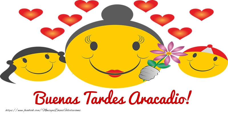 Felicitaciones de buenas tardes - Corazón & Emoticones | Buenas Tardes Aracadio!