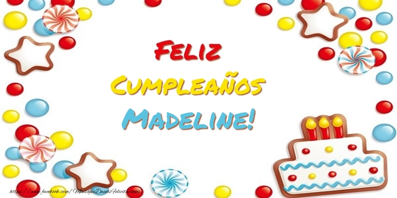 Felicitaciones de cumpleaños - Cumpleaños Madeline