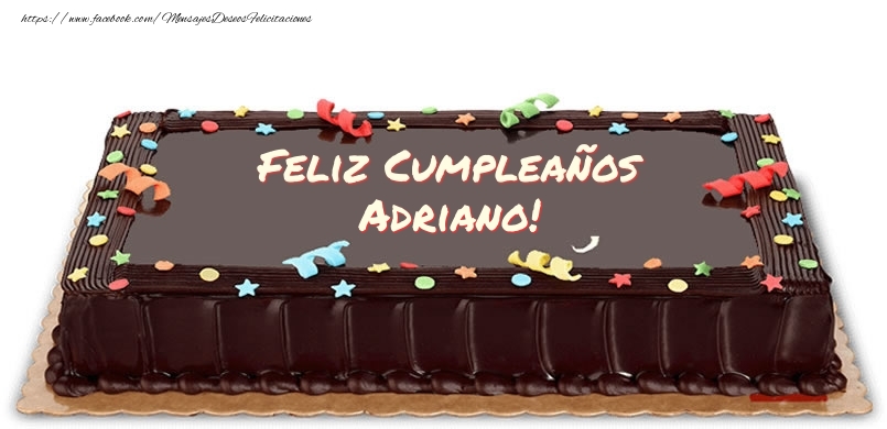  Felicitaciones de cumpleaños - Tartas | Feliz Cumpleaños Adriano!