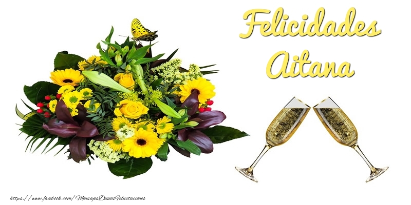 Felicitaciones de cumpleaños - Felicidades Aitana