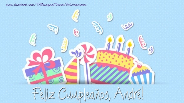 Felicitaciones de cumpleaños - Feliz Cumpleaños, André!