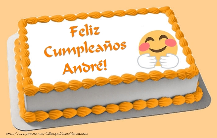 Felicitaciones de cumpleaños - Tartas | Tarta Feliz Cumpleaños André!