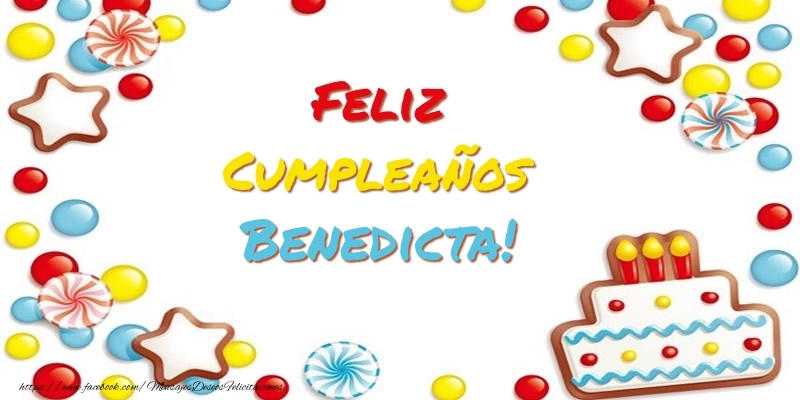  Felicitaciones de cumpleaños - Tartas | Cumpleaños Benedicta