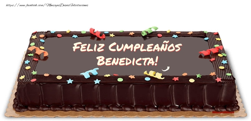 Felicitaciones de cumpleaños - Tartas | Feliz Cumpleaños Benedicta!