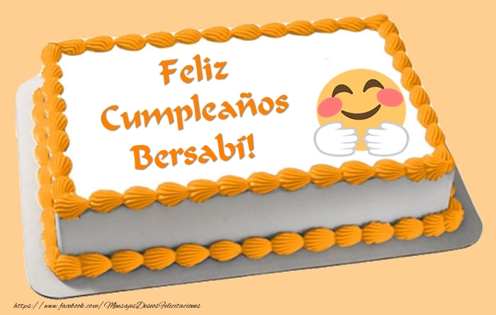 Felicitaciones de cumpleaños - Tartas | Tarta Feliz Cumpleaños Bersabí!