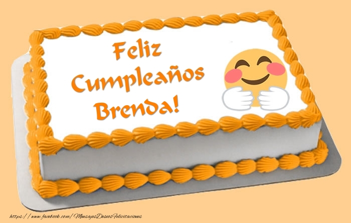 Felicitaciones de cumpleaños - Tarta Feliz Cumpleaños Brenda!