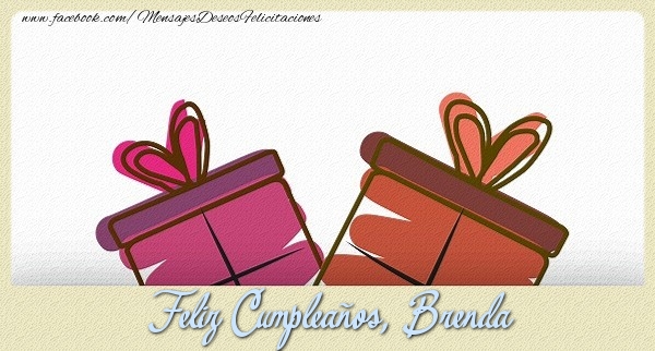 Felicitaciones de cumpleaños - Feliz Cumpleaños, Brenda