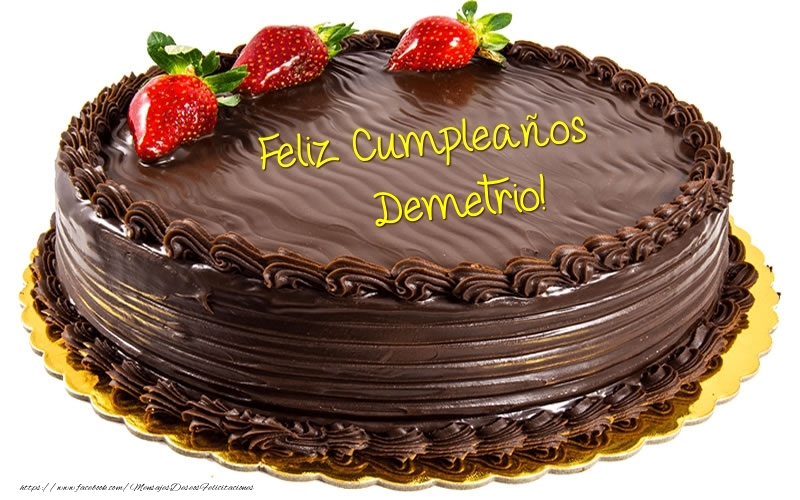  Felicitaciones de cumpleaños - Tartas | Feliz Cumpleaños Demetrio!