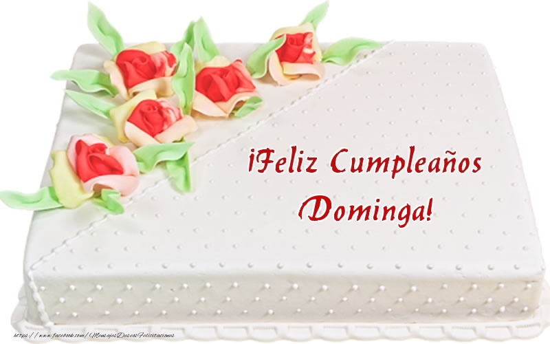 Cumpleaños ¡Feliz Cumpleaños Dominga! - Tarta