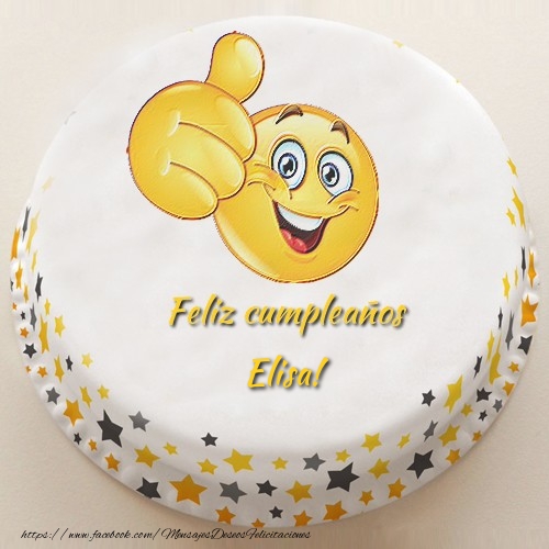  Felicitaciones de cumpleaños - Tartas | Feliz cumpleaños, Elisa!