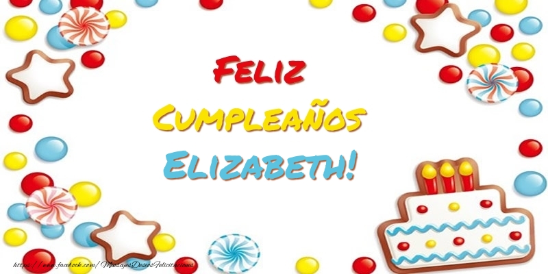 Felicitaciones de cumpleaños - Cumpleaños Elizabeth