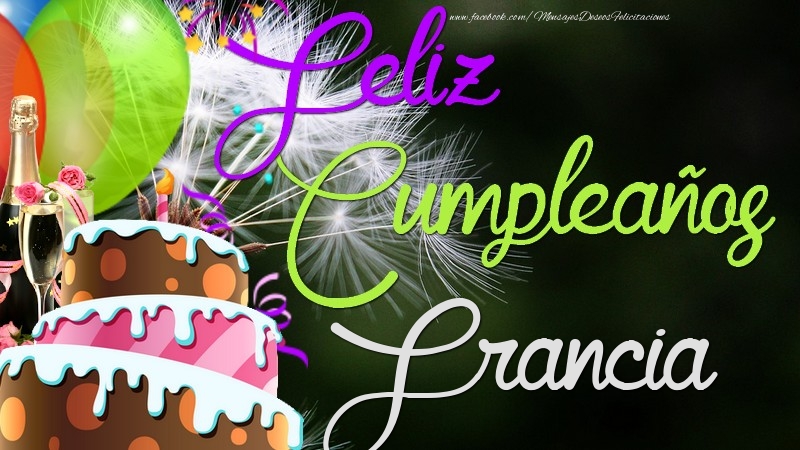 Felicitaciones de cumpleaños - Feliz Cumpleaños, Francia