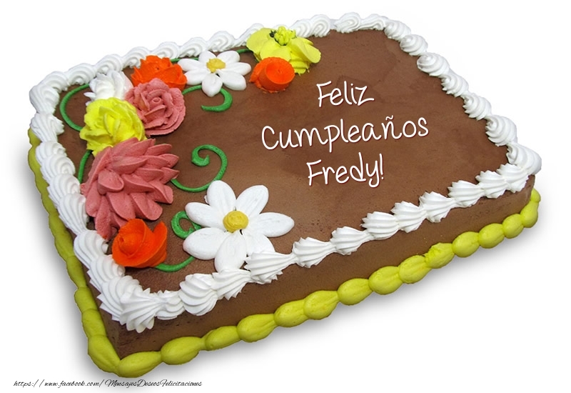 Felicitaciones de cumpleaños - Tartas | Torta al cioccolato: Buon Compleanno Fredy!