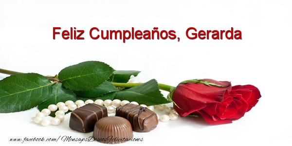 Felicitaciones de cumpleaños - Rosas | Feliz Cumpleaños, Gerarda