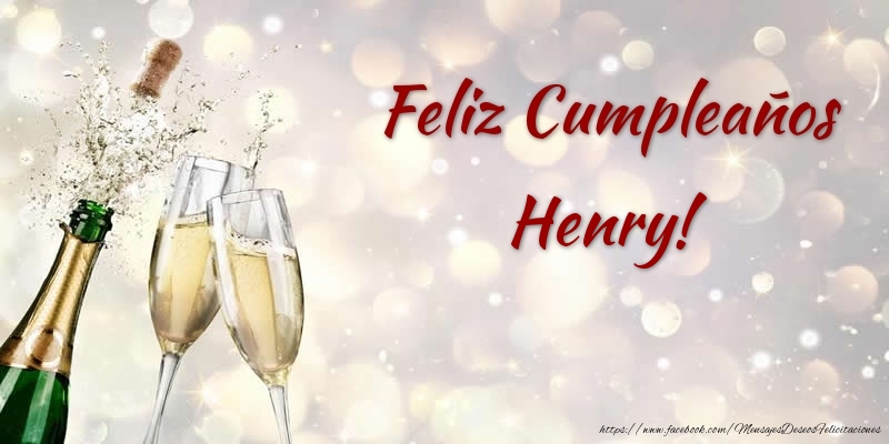 Felicitaciones de cumpleaños - Feliz Cumpleaños Henry!