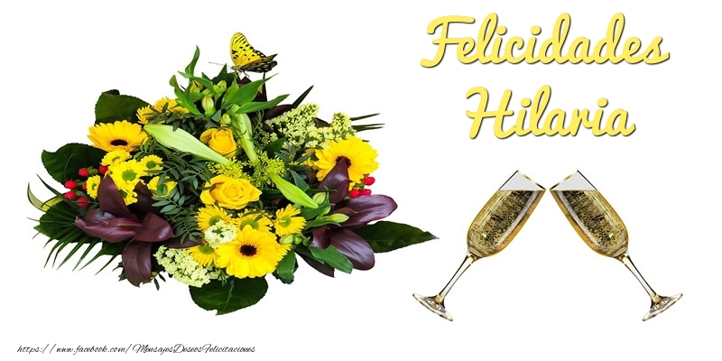 Felicitaciones de cumpleaños - Felicidades Hilaria