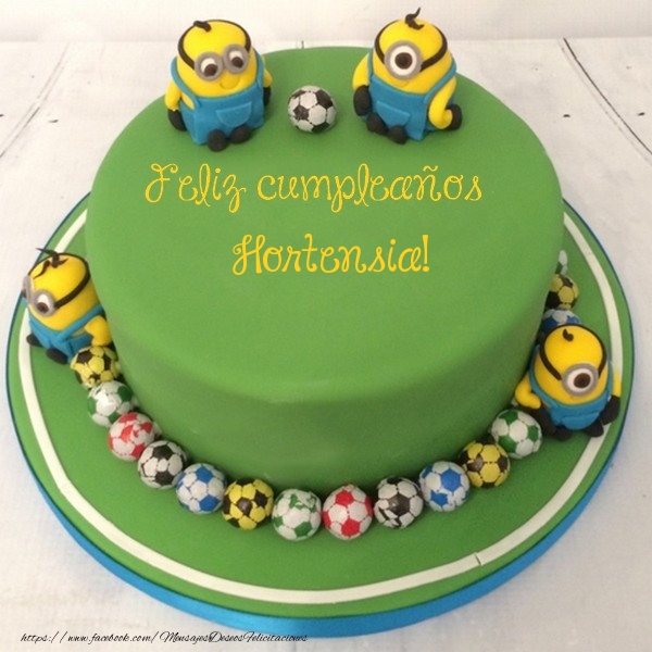  Felicitaciones de cumpleaños - Tartas | Feliz cumpleaños, Hortensia!