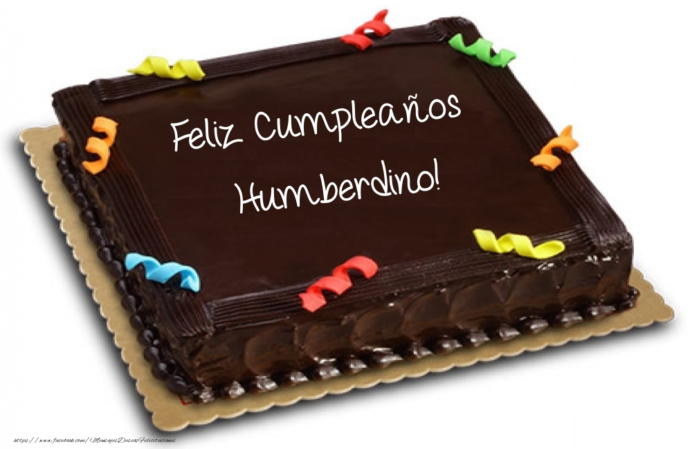 Felicitaciones de cumpleaños -  Tartas - Feliz Cumpleaños Humberdino!