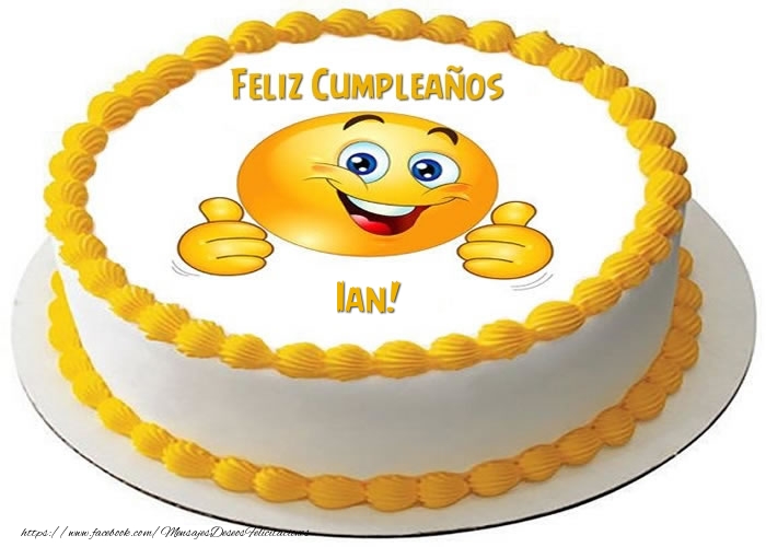 Felicitaciones de cumpleaños - Tartas | Tarta Feliz Cumpleaños Ian!