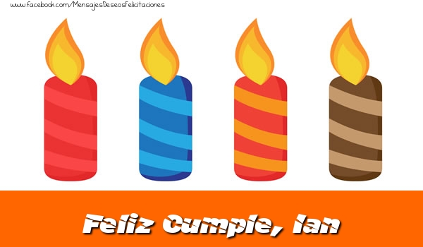 Felicitaciones de cumpleaños - Feliz Cumpleaños, Ian!