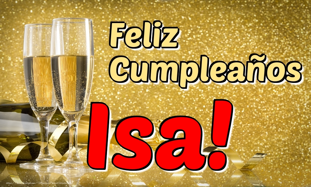 Cumpleaños Feliz Cumpleaños Isa!