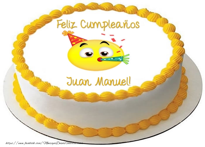 Felicitaciones de cumpleaños - Tartas | Tarta Feliz Cumpleaños Juan Manuel!