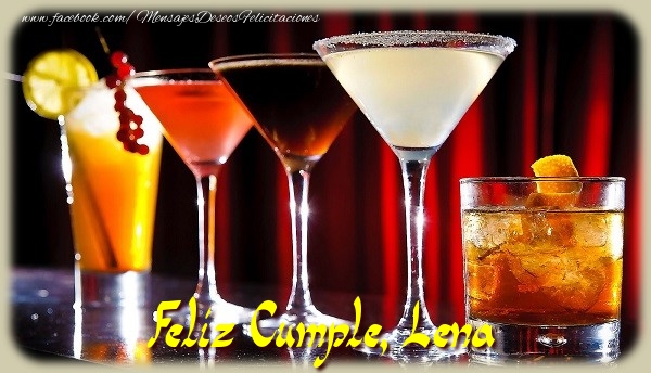 Felicitaciones de cumpleaños - Feliz Cumple, Lena
