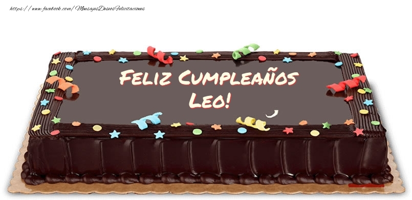 Felicitaciones de cumpleaños - Tartas | Feliz Cumpleaños Leo!