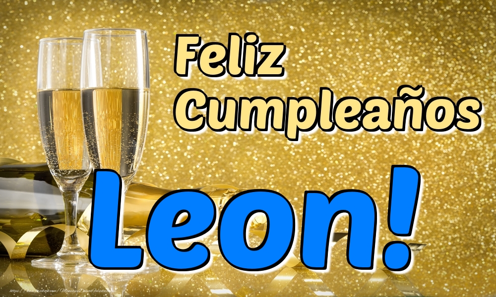 Leon - Felicitaciones de cumpleaños 